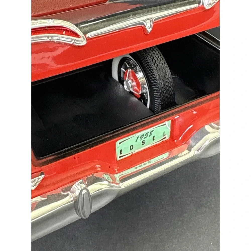 1958 Edsel Citation Convertible 1:18 Diecast Car Black Red No Box